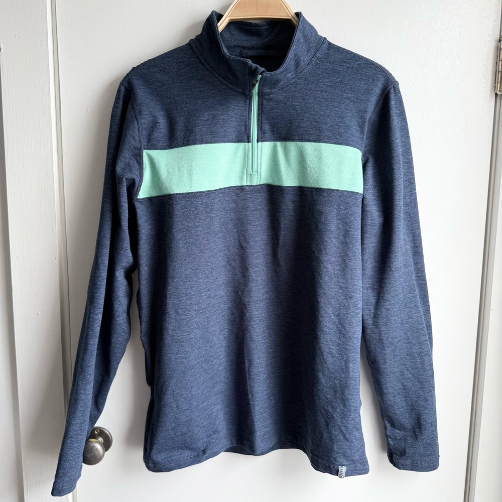 Marine Layer Weekend Sport Men's 1/4 Zip Pullover - Small